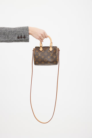 Louis Vuitton Brown Monogram Nano Speedy Bag