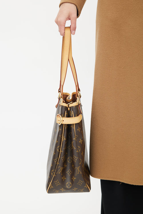 Louis Vuitton Brown Monogram Batignolles Vertical Shoulder Bag