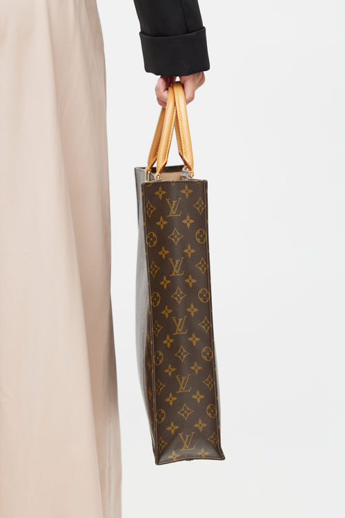 Louis Vuitton Brown Monogram Canvas Sac Plat GM Tote