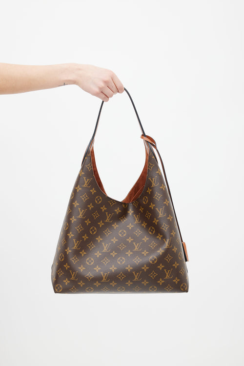 Louis Vuitton Brown Monogram Flower Bag