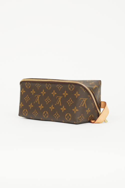 Louis Vuitton Brown Monogram Shoe Care Case