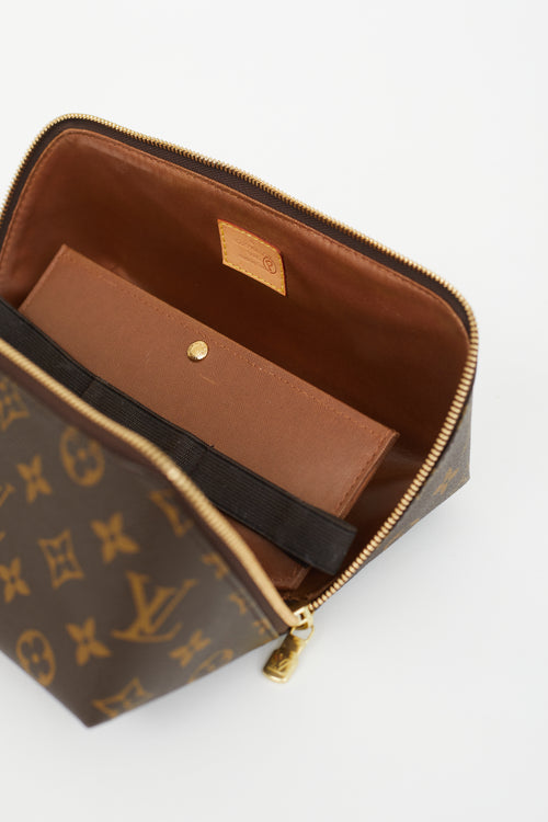 Louis Vuitton Brown Monogram Shoe Care Case