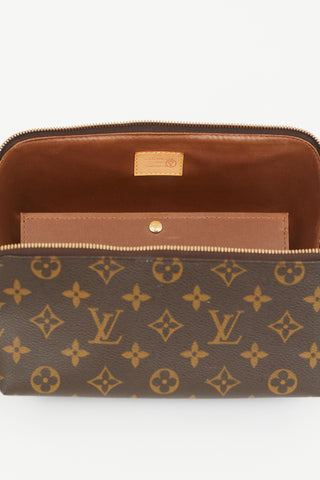 Louis Vuitton Brown Monogram Shoe Care Case