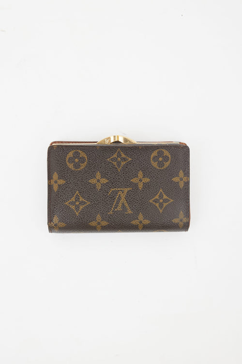 Louis Vuitton Brown Monogram Viennois Bi-Fold Wallet