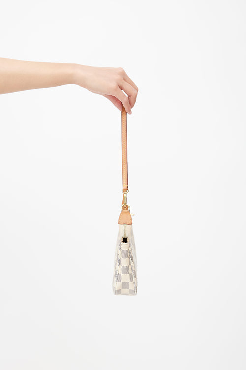 Louis Vuitton Cream Damier Azur Pochette Accessoires Bag