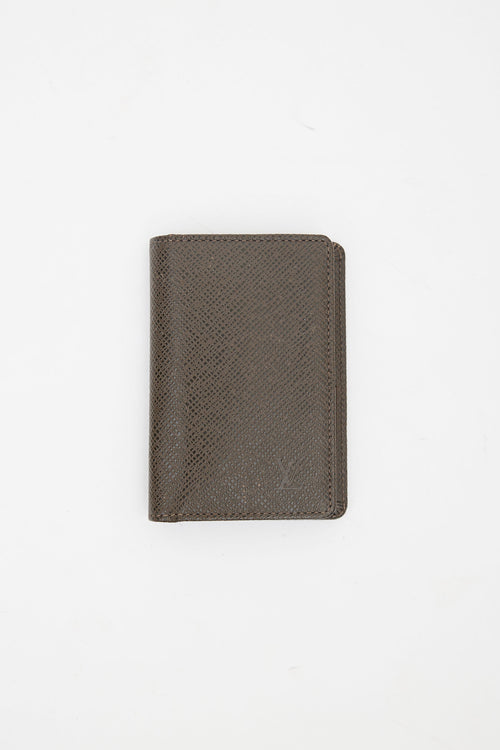 Louis Vuitton Dark Brown Leather Cardholder