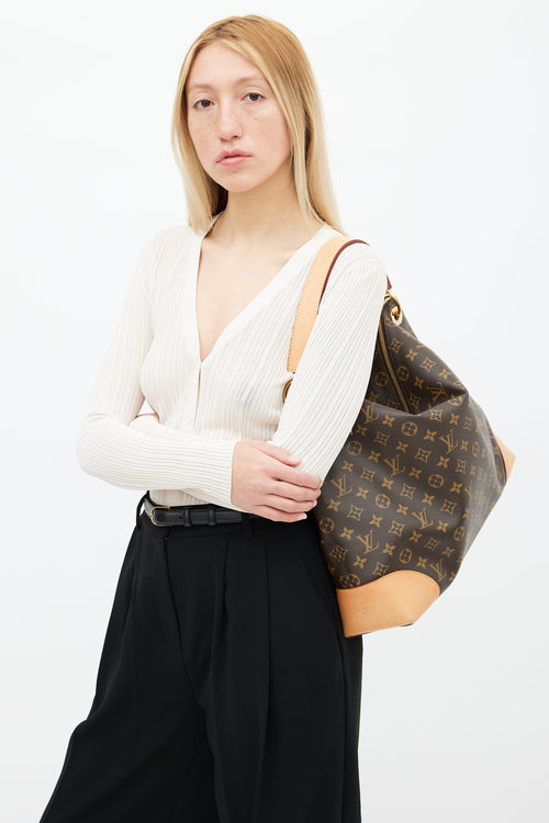 Louis Vuitton Brown Monogram Canvas Berri MM Bag