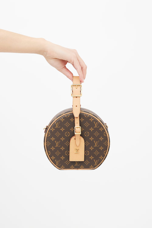 Louis Vuitton Brown Monogram Canvas Petite Boite Chapeau Bag