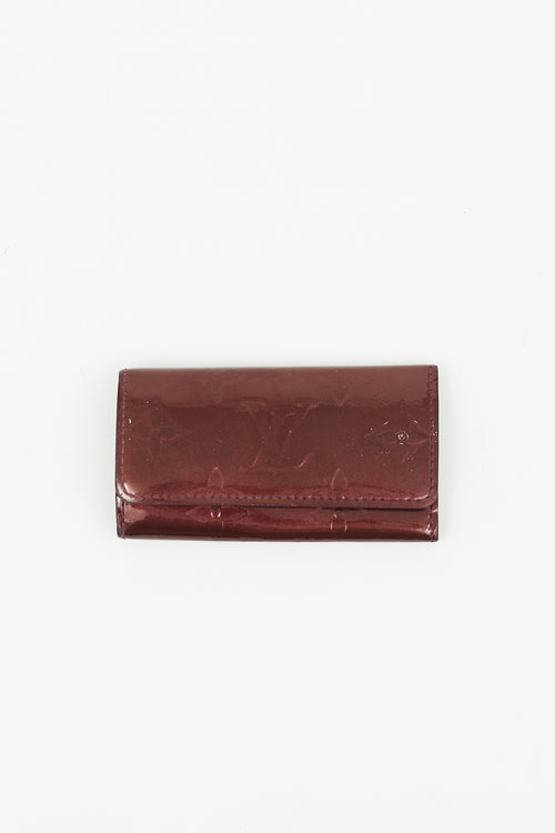 Louis Vuitton Burgundy Vernis Monogram Keyholder