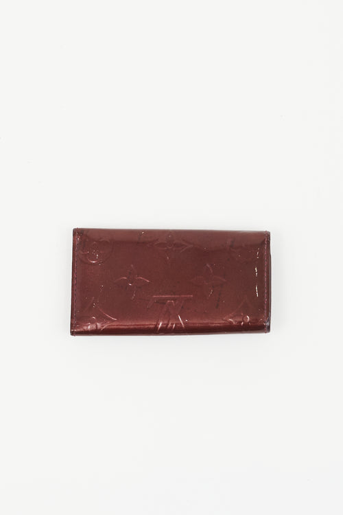 Louis Vuitton Burgundy Vernis Monogram Keyholder