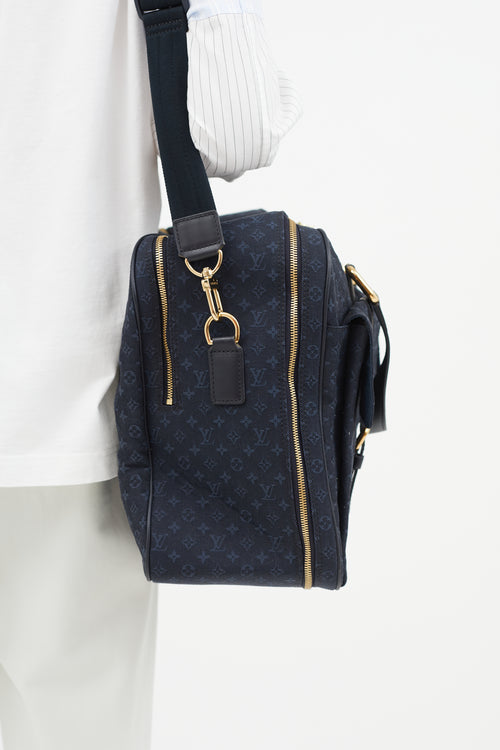 Louis Vuitton Navy 
Gold Monogram Shoulder Bag