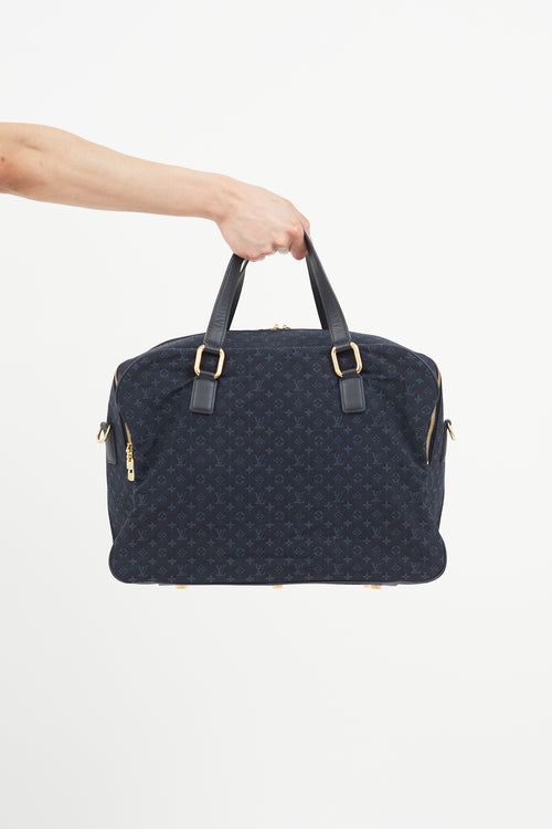 Louis Vuitton Navy 
Gold Monogram Shoulder Bag