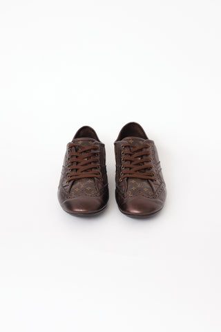 Louis Vuitton Brown Mono Print Sneaker