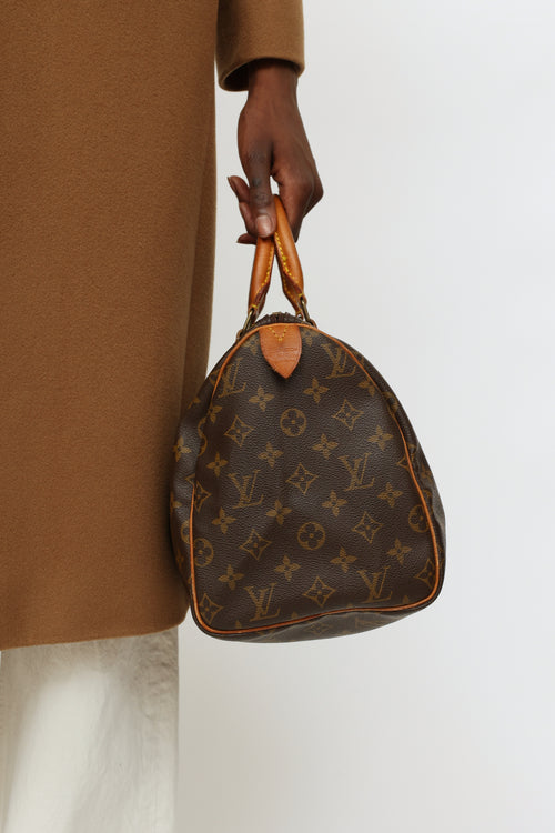 Louis Vuitton 1991 Brown Monogram Speedy 30 Handbag