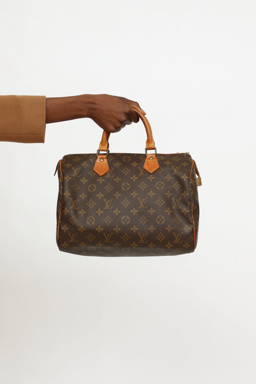 Louis Vuitton 1991 Brown Monogram Speedy 30 Handbag