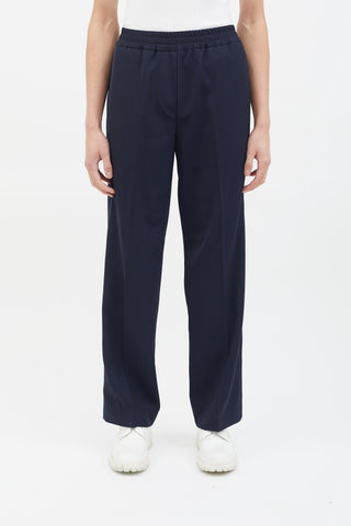 Maison Kitsuné Dark Navy Elasticated Pant