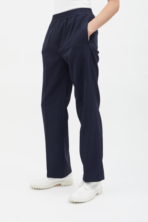 Maison Kitsuné Dark Navy Elasticated Pant