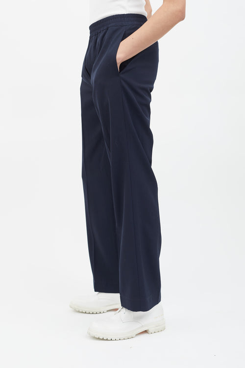 Maison Kitsuné Dark Navy Elasticated Pant