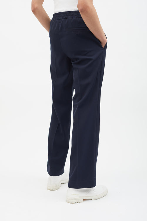 Maison Kitsuné Dark Navy Elasticated Pant