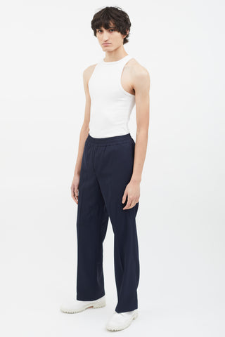 Maison Kitsuné Dark Navy Elasticated Pant