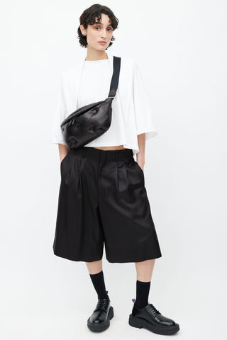 Maison Margiela Black Puff Glam Slam Belt Bag