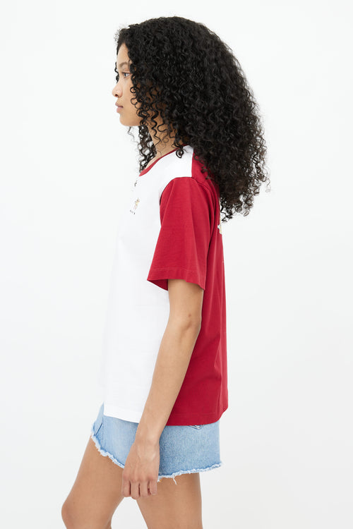 Marni Capsule 2022 Red 
White Graphic T-Shirt