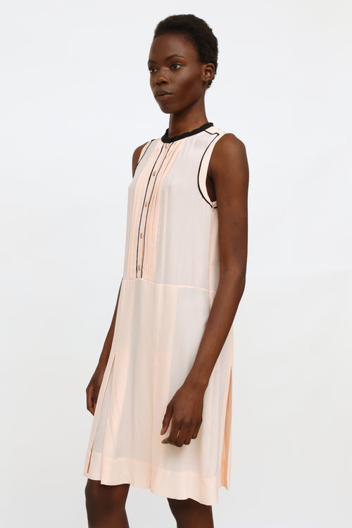 Marni 2013 Pink Silk Sleeveless Dress