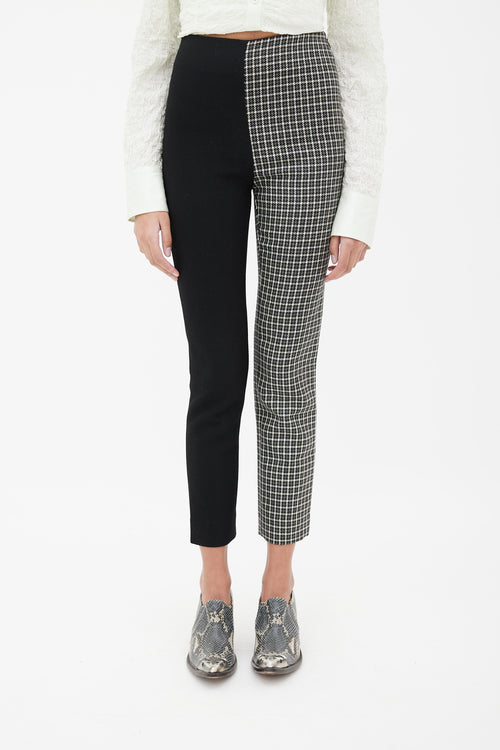 Maryam Nassir Zadeh Tweed 
Black Split Trouser