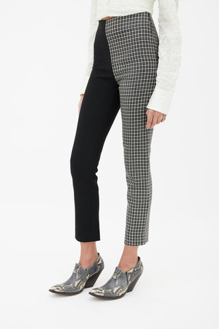 Maryam Nassir Zadeh Tweed 
Black Split Trouser