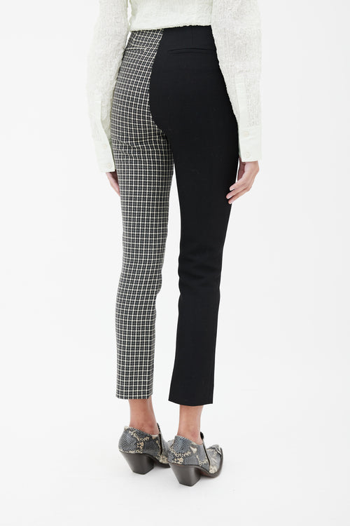 Maryam Nassir Zadeh Tweed 
Black Split Trouser