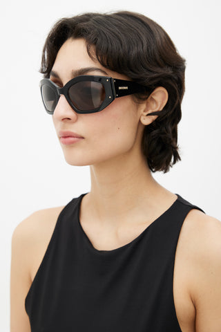 Missoni Black Rectangular MIS 0001/S-807 Sunglasses