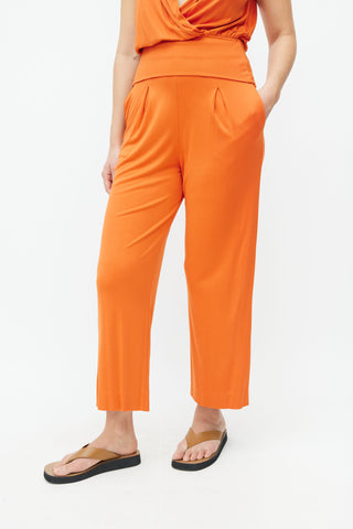 Missoni Orange Wide Leg Lounge Pant