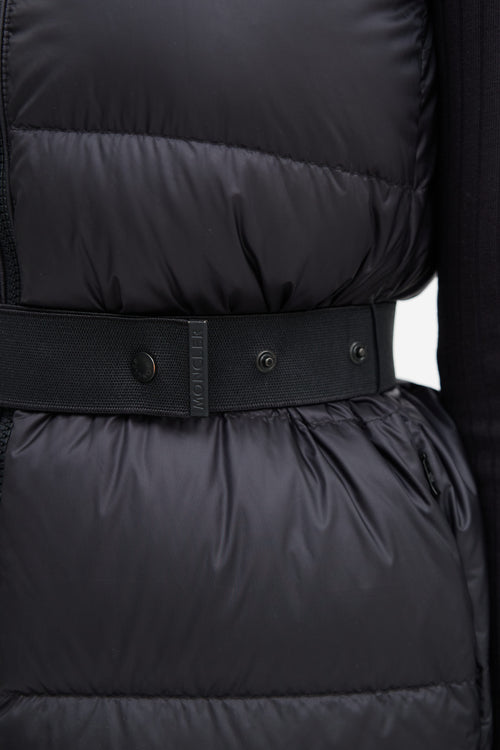 Moncler Black Down Doudoune Legere Vest