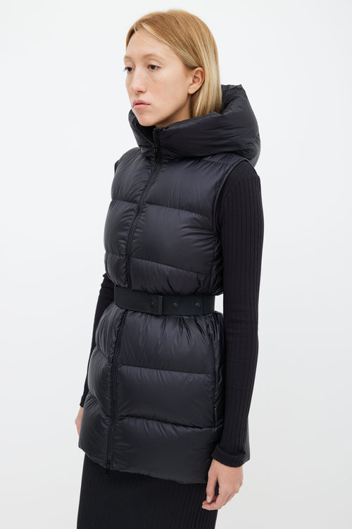 Moncler Black Down Doudoune Legere Vest