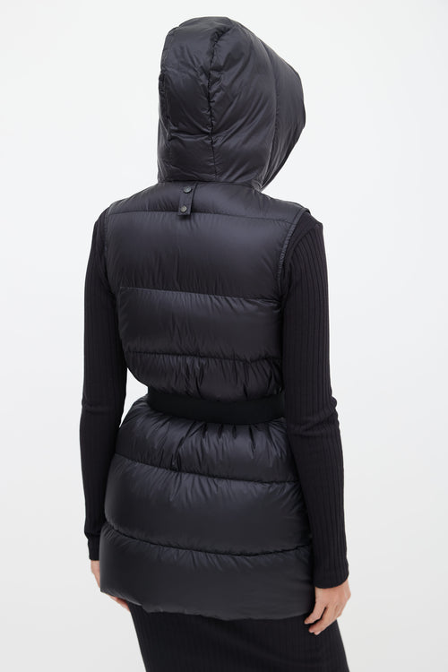 Moncler Black Down Doudoune Legere Vest