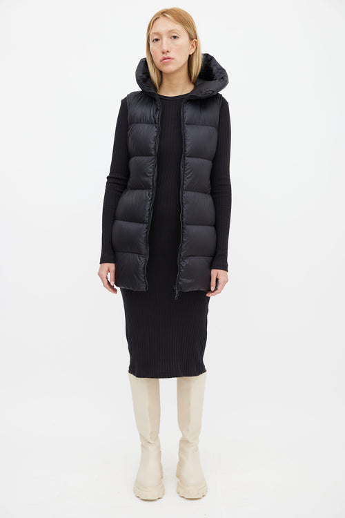 Moncler Black Down Doudoune Legere Vest