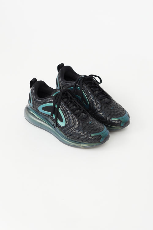 Nike Black 
Green Air Max 720  Sneaker