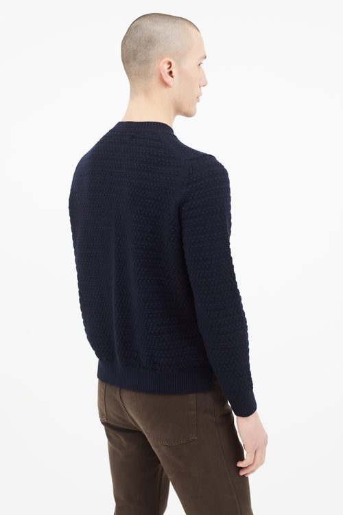 Norse Projects Navy Bera Bubble Sweater