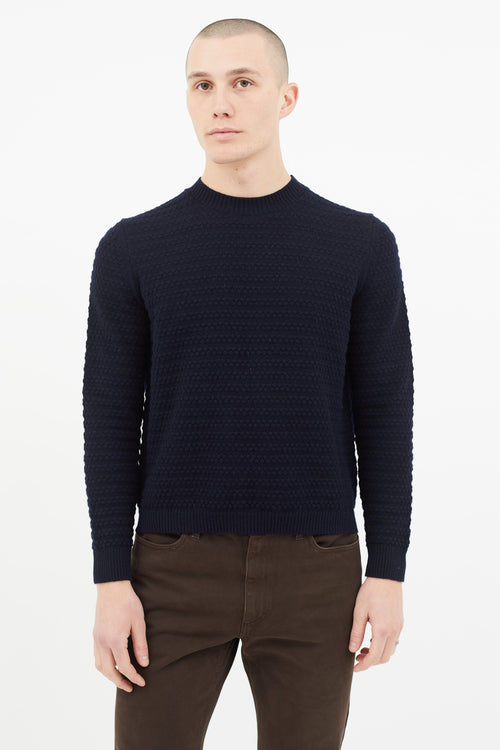 Norse Projects Navy Bera Bubble Sweater