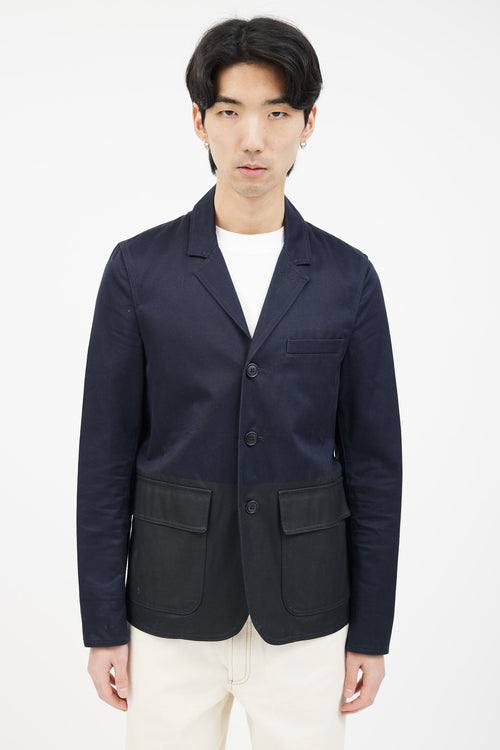 OAMC SS14 Dark Navy Cotton Union Sport Jacket