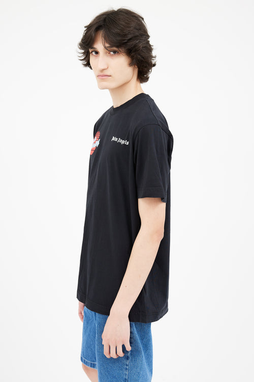 Palm Angels Black Adios Graphic T-Shirt