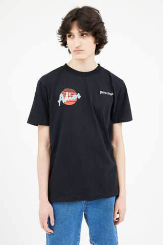 Palm Angels Black Adios Graphic T-Shirt