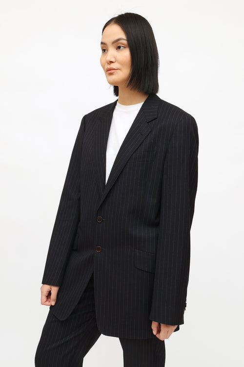 Paul Smith Navy The Westbourne Pinstripe Blazer