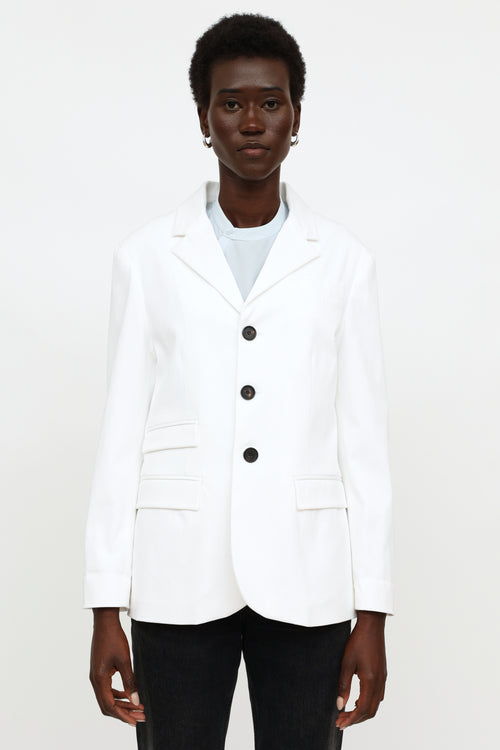 VSP Archive Cream Cotton Blazer