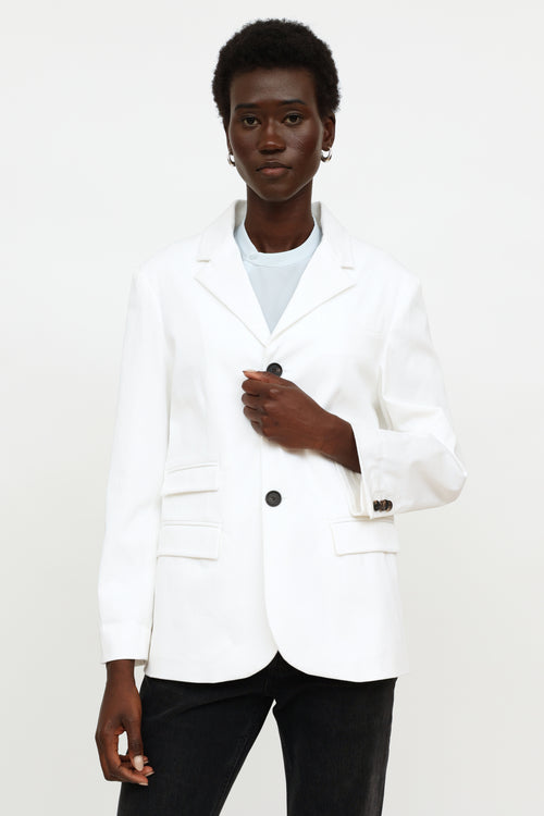 VSP Archive Cream Cotton Blazer