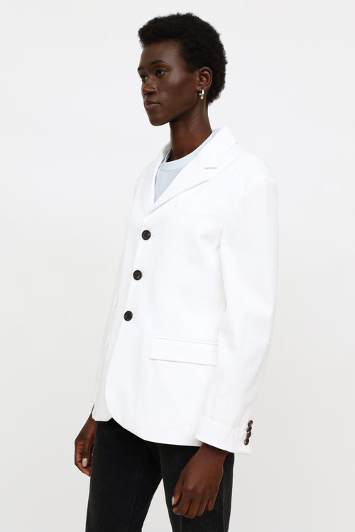 VSP Archive Cream Cotton Blazer