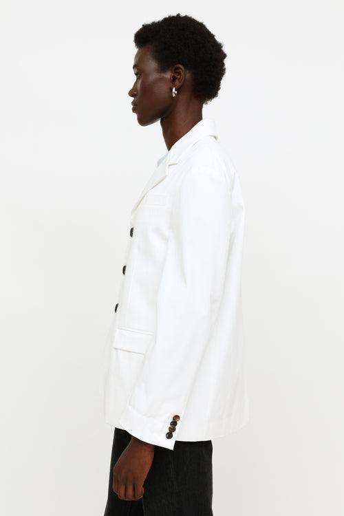 VSP Archive Cream Cotton Blazer