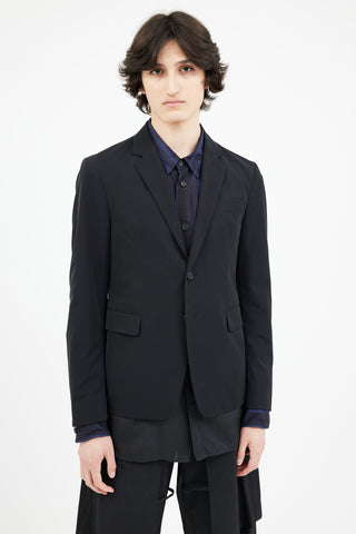 Prada Black Lightweight Blazer