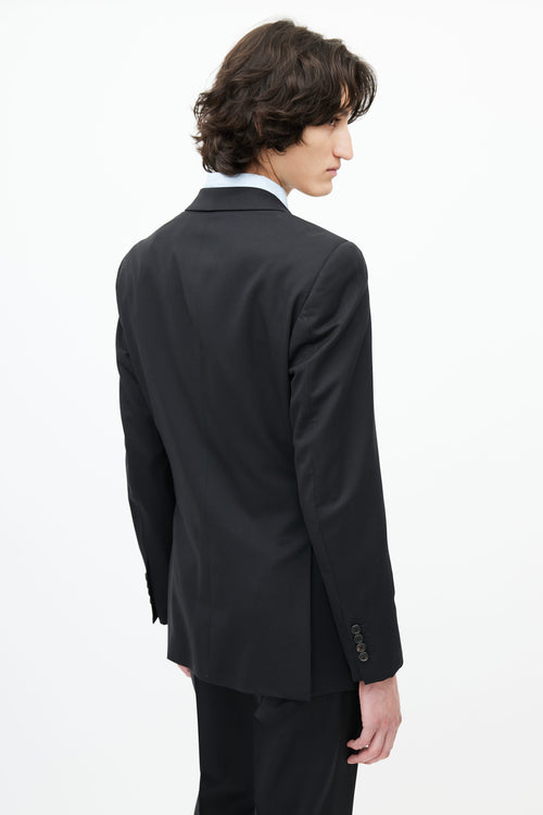 Prada Black Wool Two Piece Suit