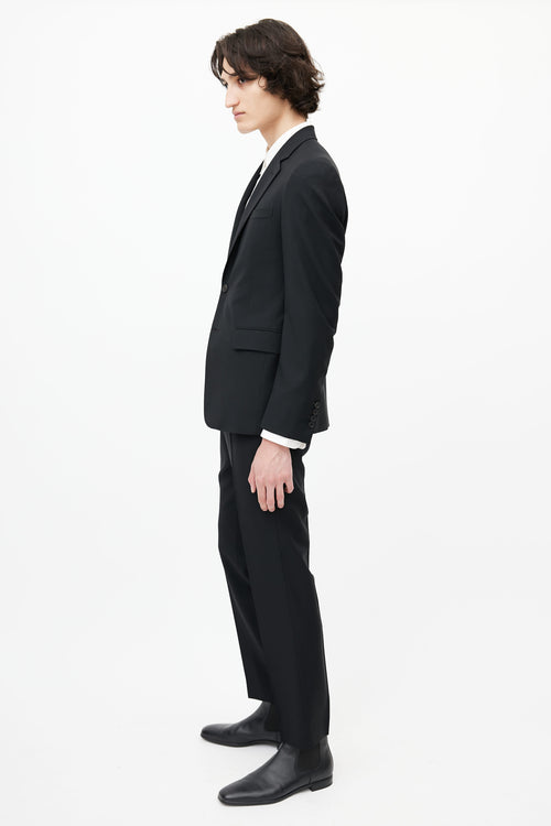 Prada Black Wool Two Piece Suit